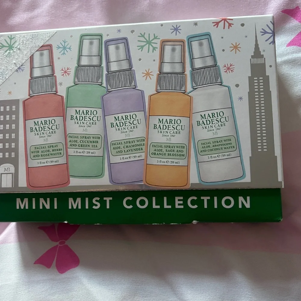 Mario Badescu Mini Mist Collection - green, purple, orange, blue, pink